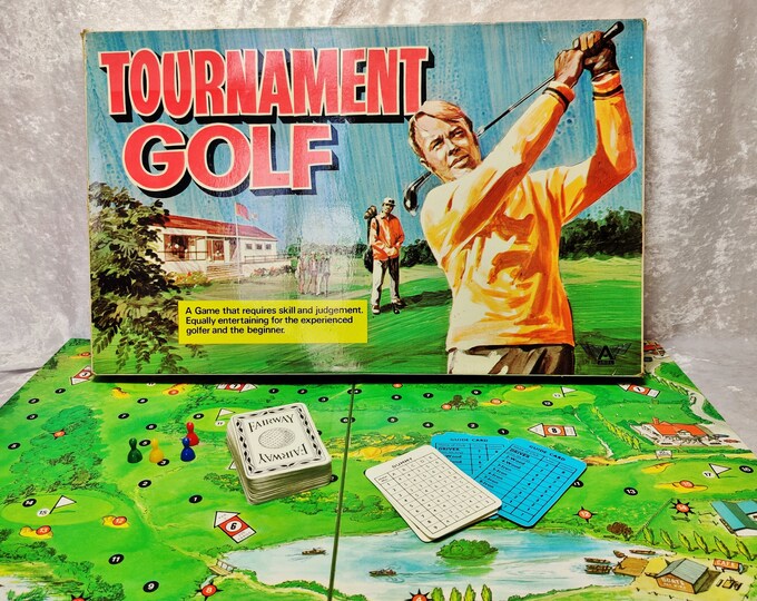 Tournament Golfvintage Board Gamecontents Checked & Complete Etsy