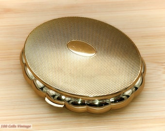 Kigu Musical-Vintage Ladies Powder Compact -cin