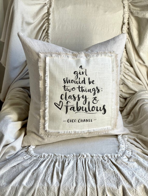 Coco Chanel Pillows & Cushions for Sale