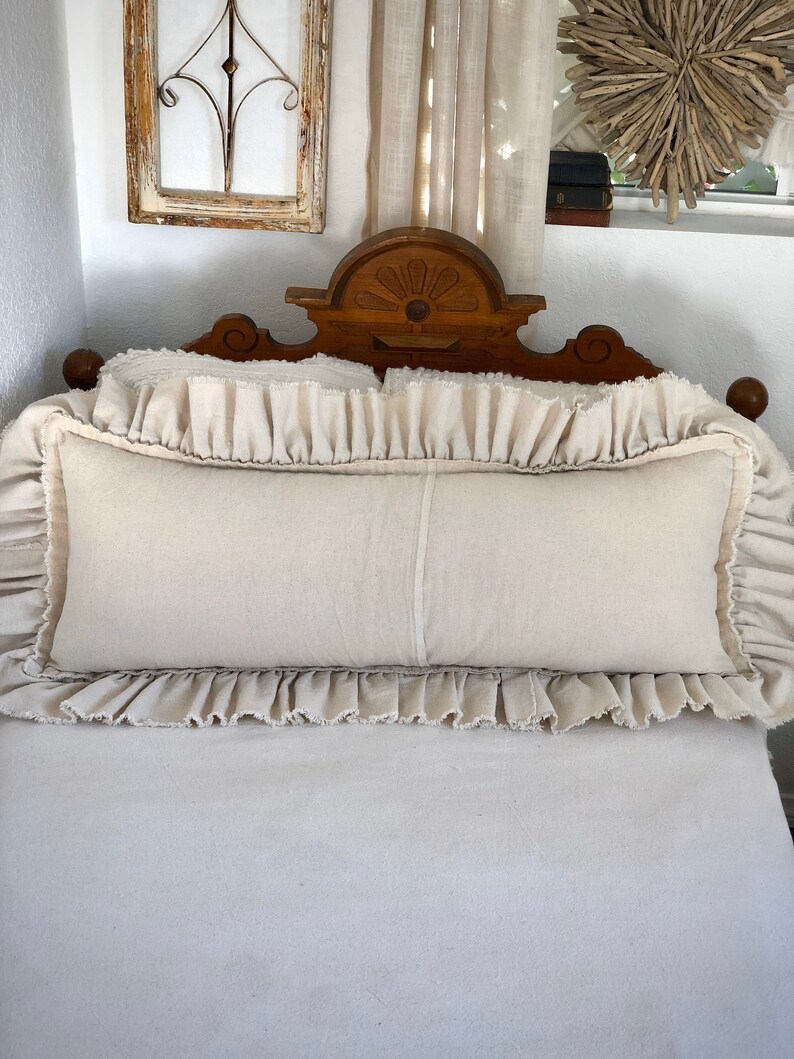 Custom Large Pillow Cover w SayingsRuffleRelaxHuge Pillow Etsy