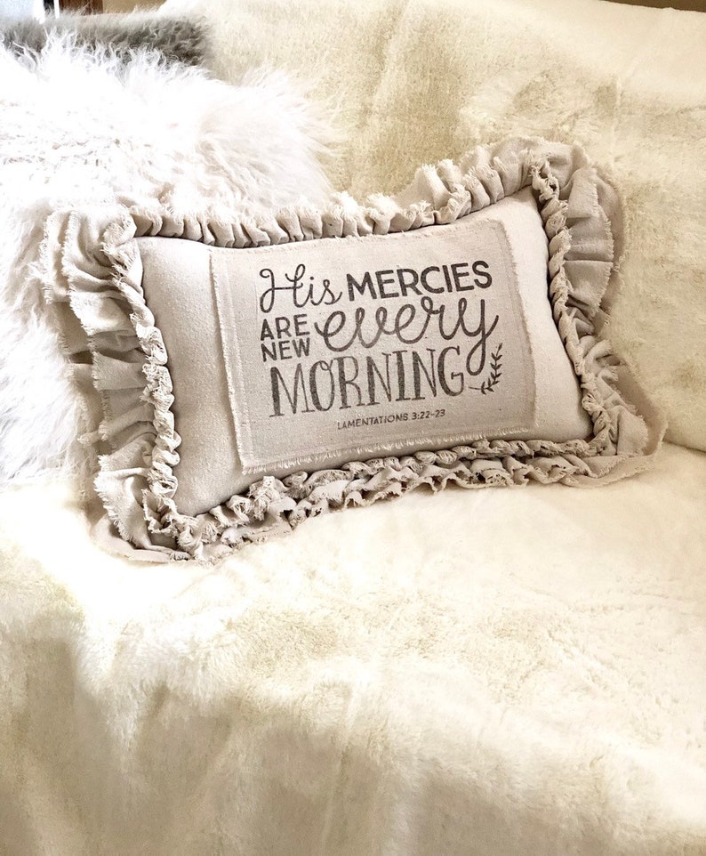 Custom Pillows Cover With Sayingsruffleshis Etsy
