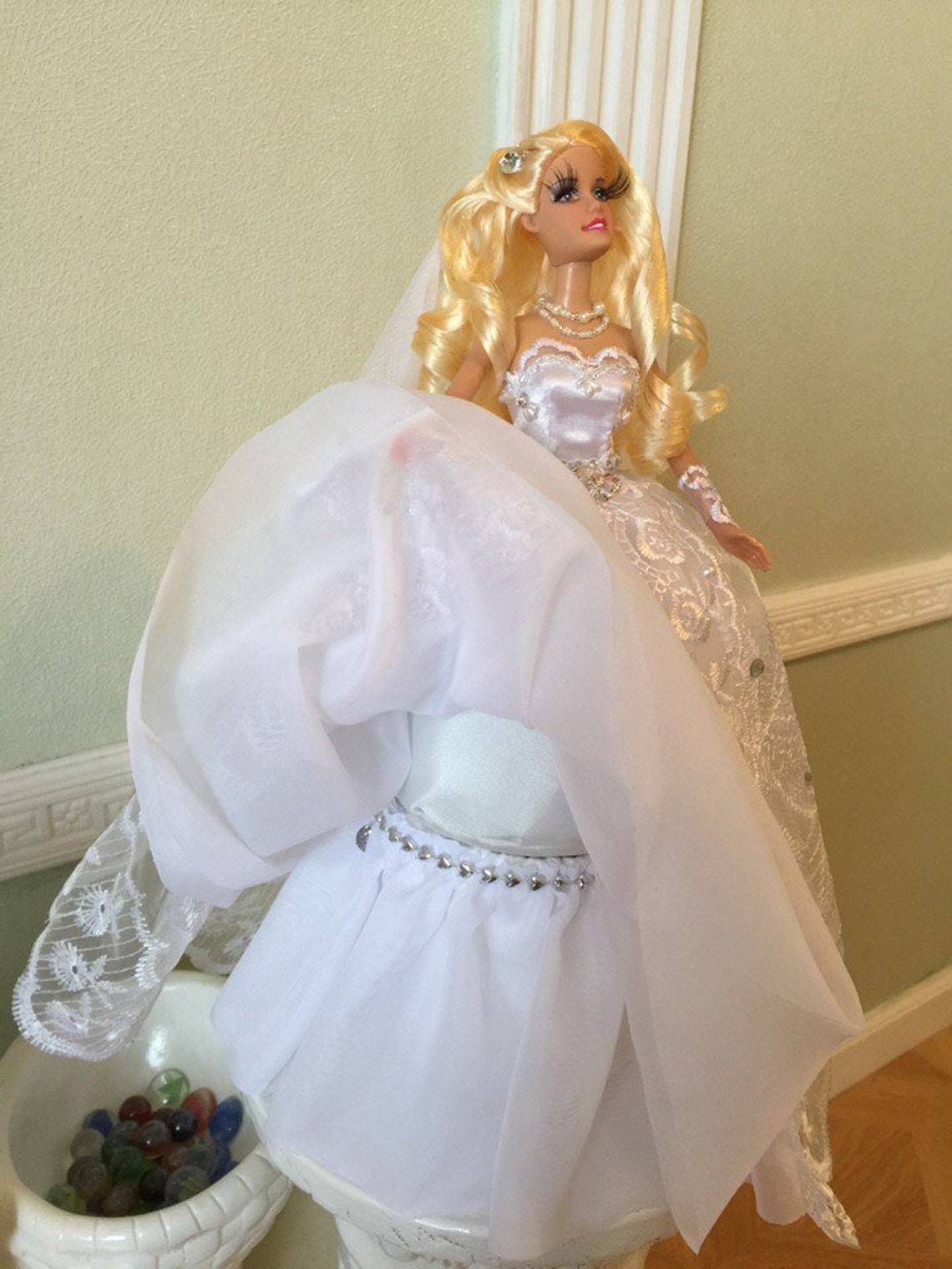 Jewelry box dollbox doll interior gift box girl friend Etsy