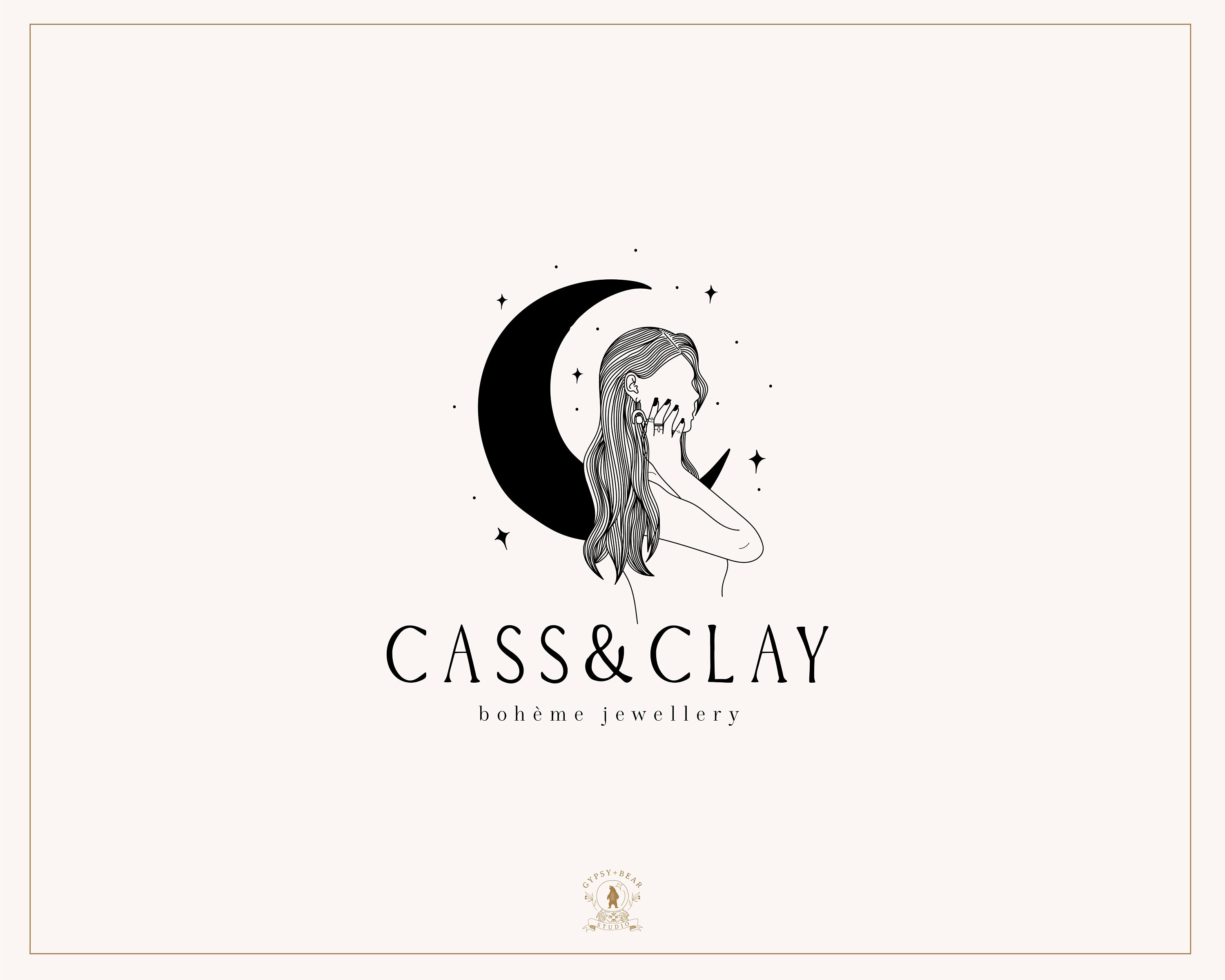 Download Premade Logo Hand Drawn Logo Boho Logo Jewelry Logo Etsy