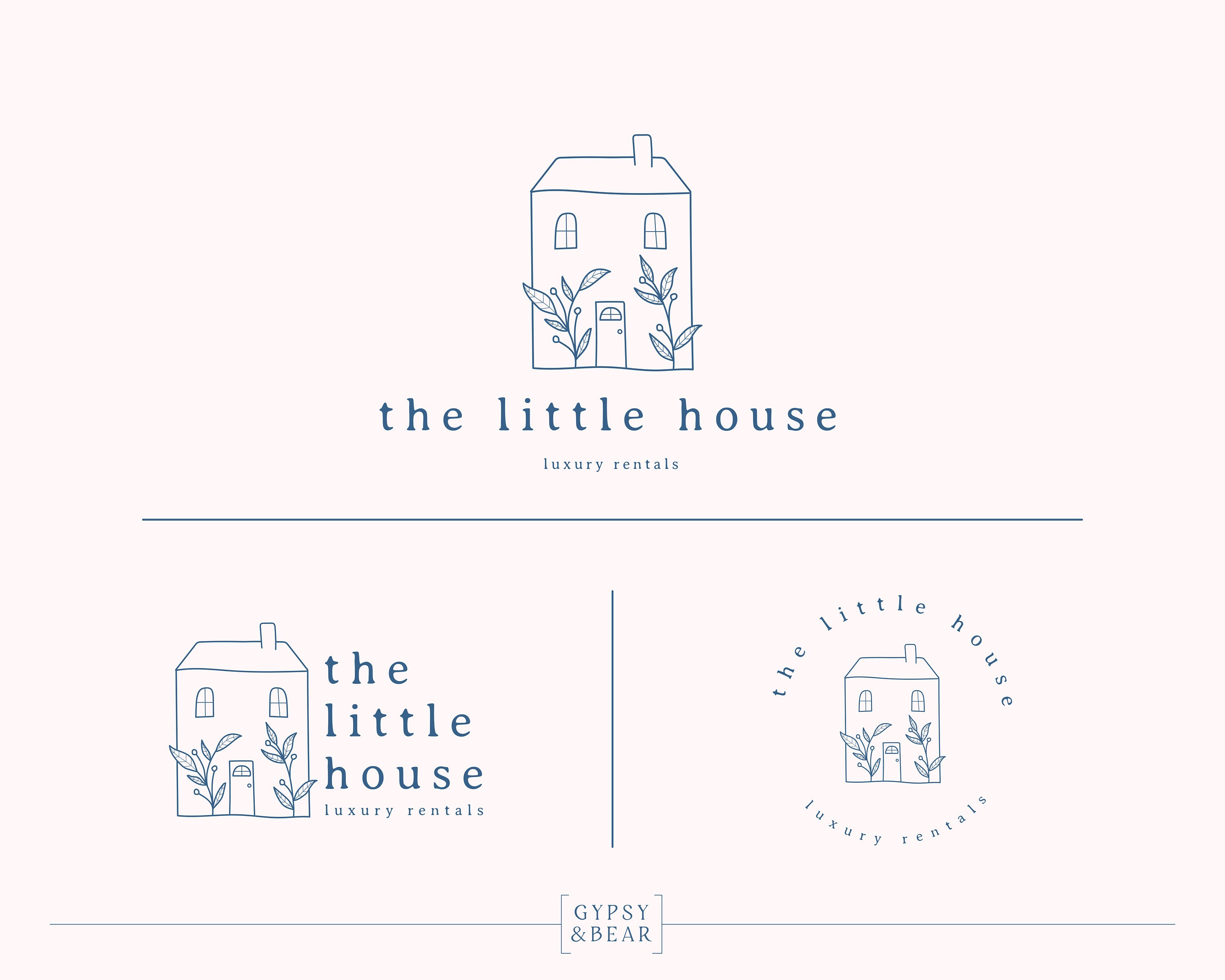 Premade House Logo Hand Drawn Logo Cottage Logo Air B&B Etsy UK