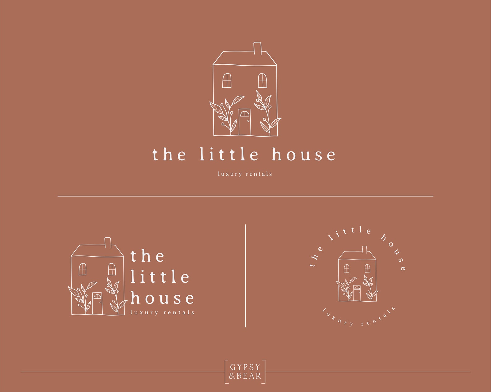 Premade House Logo Hand Drawn Logo Cottage Logo Air B&B Etsy UK