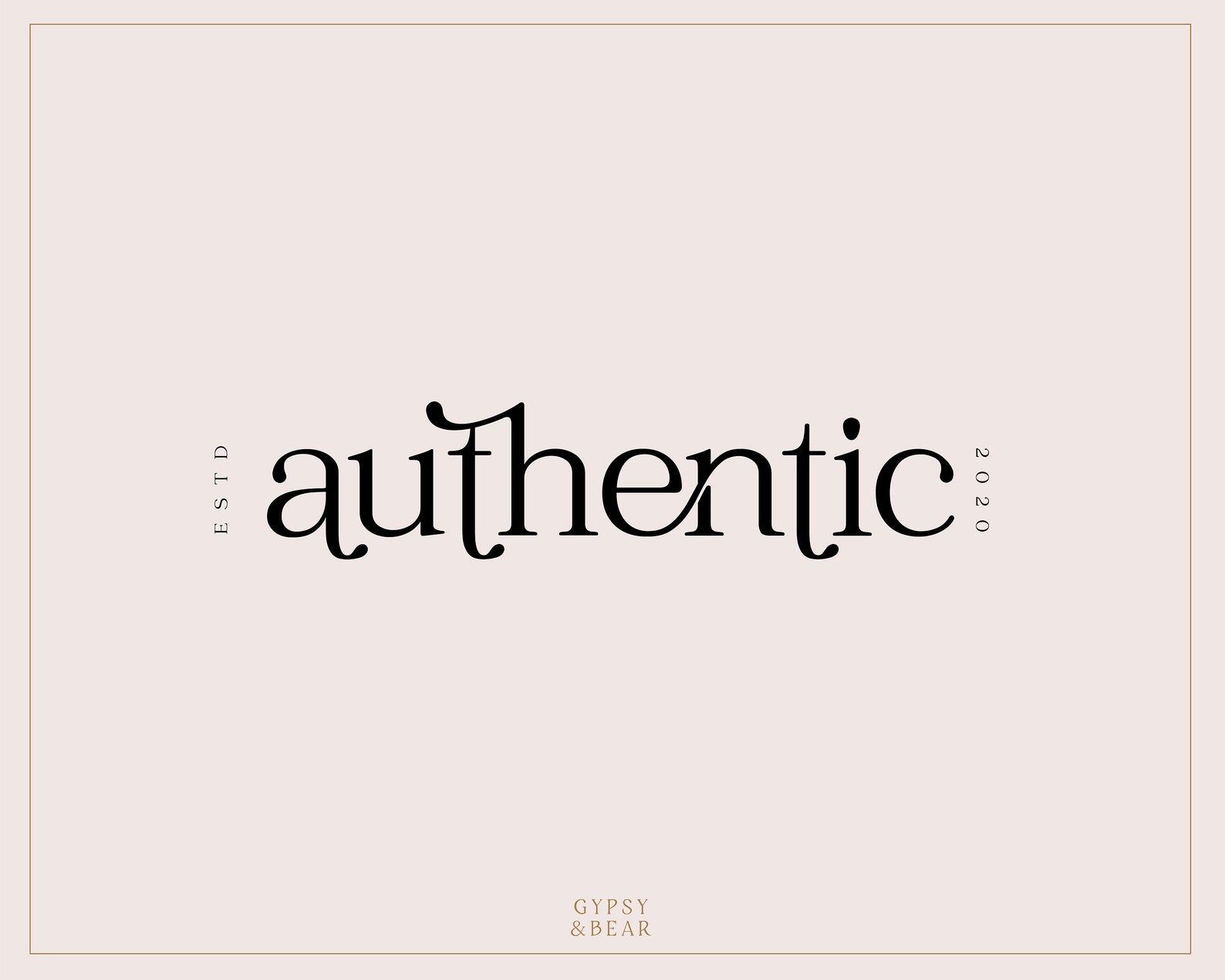 Premade Logo Bohemian Logo Boho Logo Text Logo Typography - Etsy