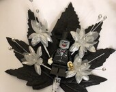 Handmade Lego Zombie Groom Wedding Buttonhole / Boutonnieres