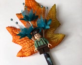 Handmade Lego Frodo / Lord of the Rings Wedding Buttonhole / Boutonnieres