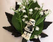 Handmade Lego - Storm Trooper - Star Wars - Wedding Buttonhole / Boutonnieres