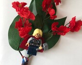 Handmade Lego Thor / Marvel / Superhero Wedding Buttonhole / Boutonnieres