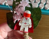 Handmade Lego - Duke Caboom - Toy Story - Wedding Buttonhole / Boutonnieres