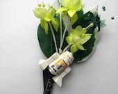 Handmade Lego - R5-D4 Droid - Star Wars - Wedding Buttonhole / Boutonnieres