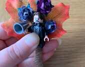Handmade Lego - Professor Flitwick - Ravenclaw - Charms - Hogwarts - Harry Potter - Wedding Buttonhole / Boutonnieres