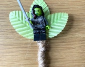 Handmade Lego - Gamora - Guardians of the Galaxy - Marvel - Superhero Wedding Buttonhole / Boutonnieres