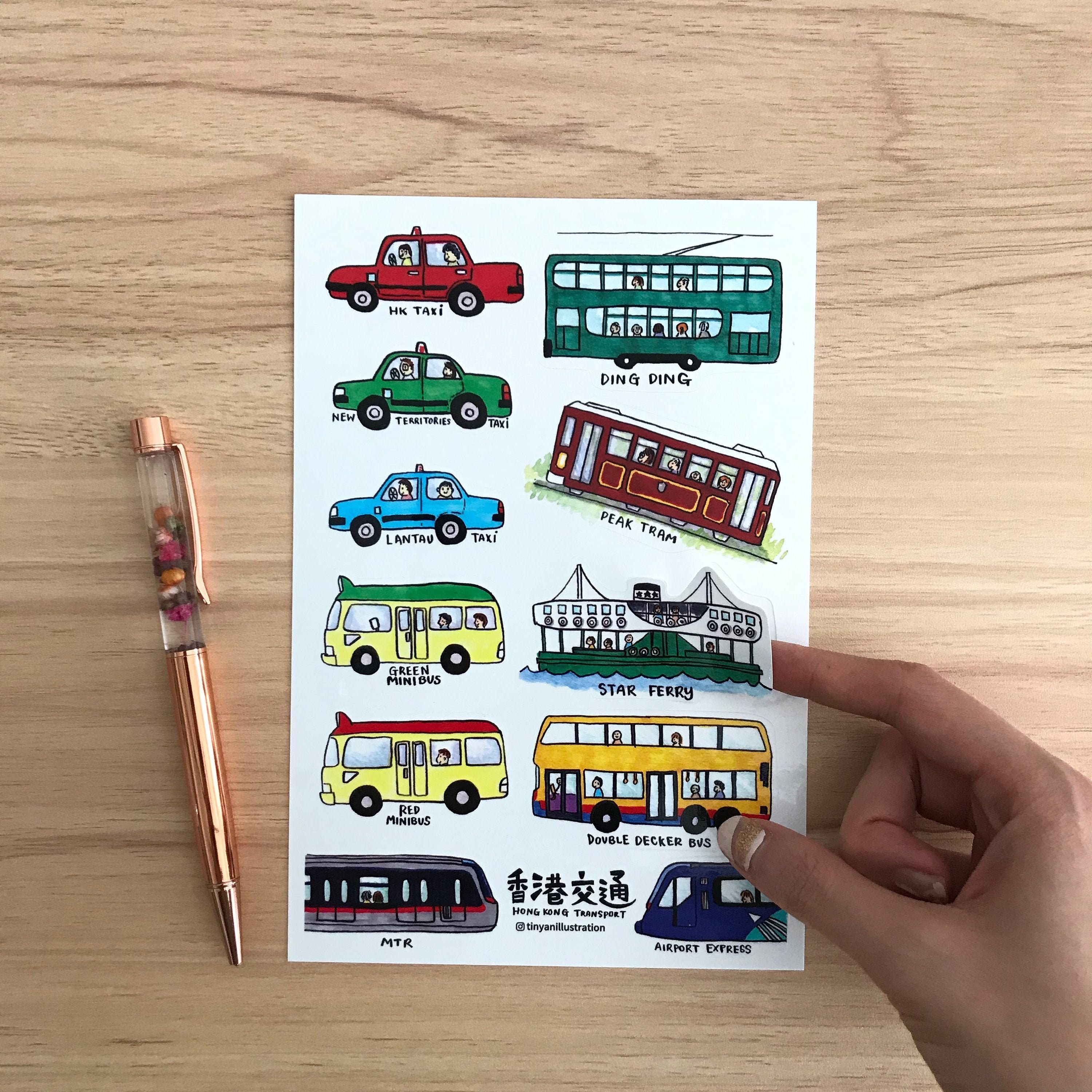 Stickers enfant Bus - Art Déco Stickers