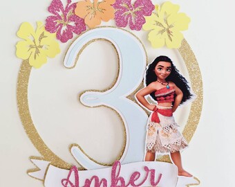 Moana Cake Topper Etsy