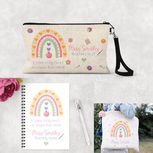 Personalised Thank You Teacher Gift A5  Notebook | Teaching Assistant  | Personalised Gift | End of Year Gift| Teacher Stationery| TA Gift
