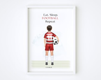Fußball Poster für Jungen und Mädchen