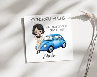 Tarjeta De Felicitación Personalizada 'OMG' – Aprobé Examen, Nuevo Trabajo, Examen De Conducir – Hecha A Mano Con Sobre