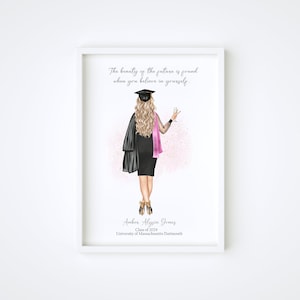 Graduation Print | Graduation Gift | Personalised Graduation Print |  Graduation Gift For Friend | Graduation Gift For Daughter