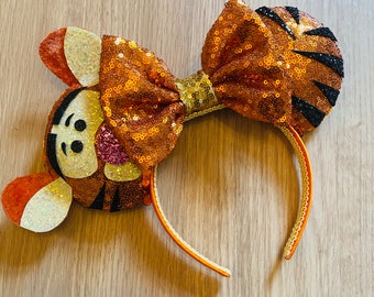 Bouncing Tiger inspired handmade Mouse Ears