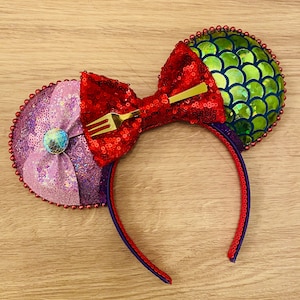 Sea Princess inspired handmade Mouse Ears