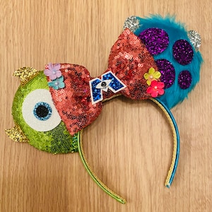 Monsters  inspired handmade Mouse Ears