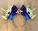 Alien mouse ears handmade Disney inspired Toy Story Minnie ears