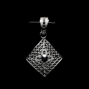 Handmade Filigree Pendant "Balance" - Sterling silver jewelry - birthday gift - mom gift -  Cyprus Jewellery