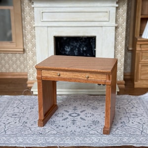 1:12 Scale Dollhouse Miniature Cherry Drawer Table