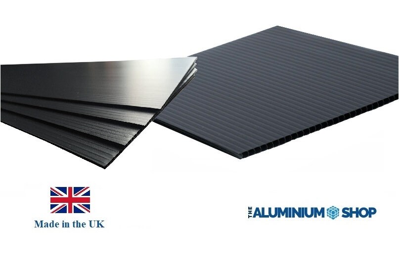 Correx Sheets 4mm Thick Black or White Options Floor Protection Cages