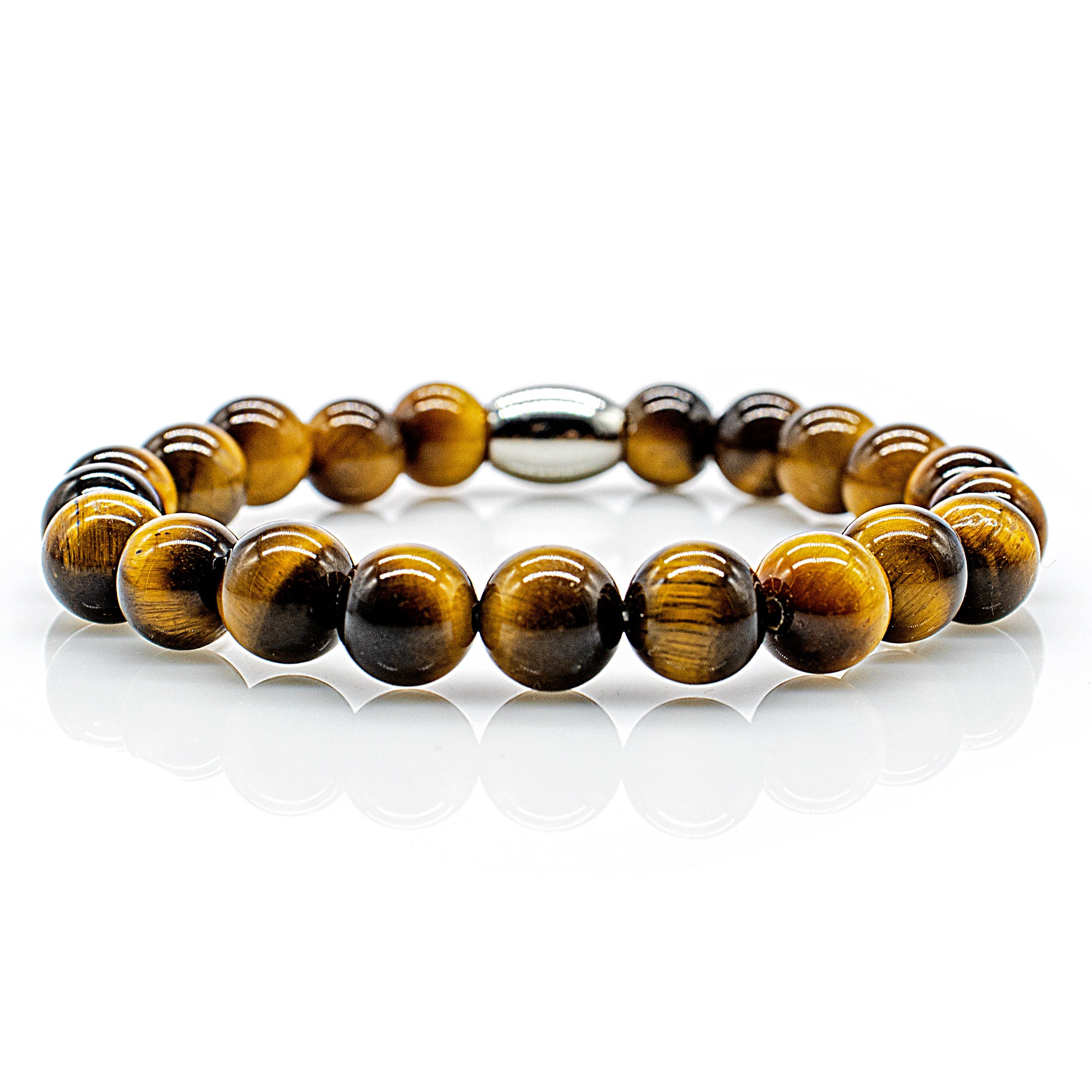 Kaufen Sie Tigerauge Armband Run Perlen 14 Mm Zu Großhanlspreisen