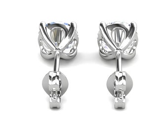 Orecchini Donna Maison Dianie Moissanite 0.5 Carati Argento 925 – Con Certificato GRA