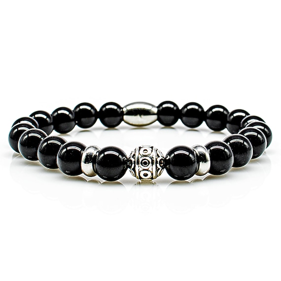 【HYERES LOR】24SS★ BR(W) Ball Black Onyx Bead Bracelet HYERES LOR】24SS☆ BR(W) Ball Black Onyx Bead Bracelet