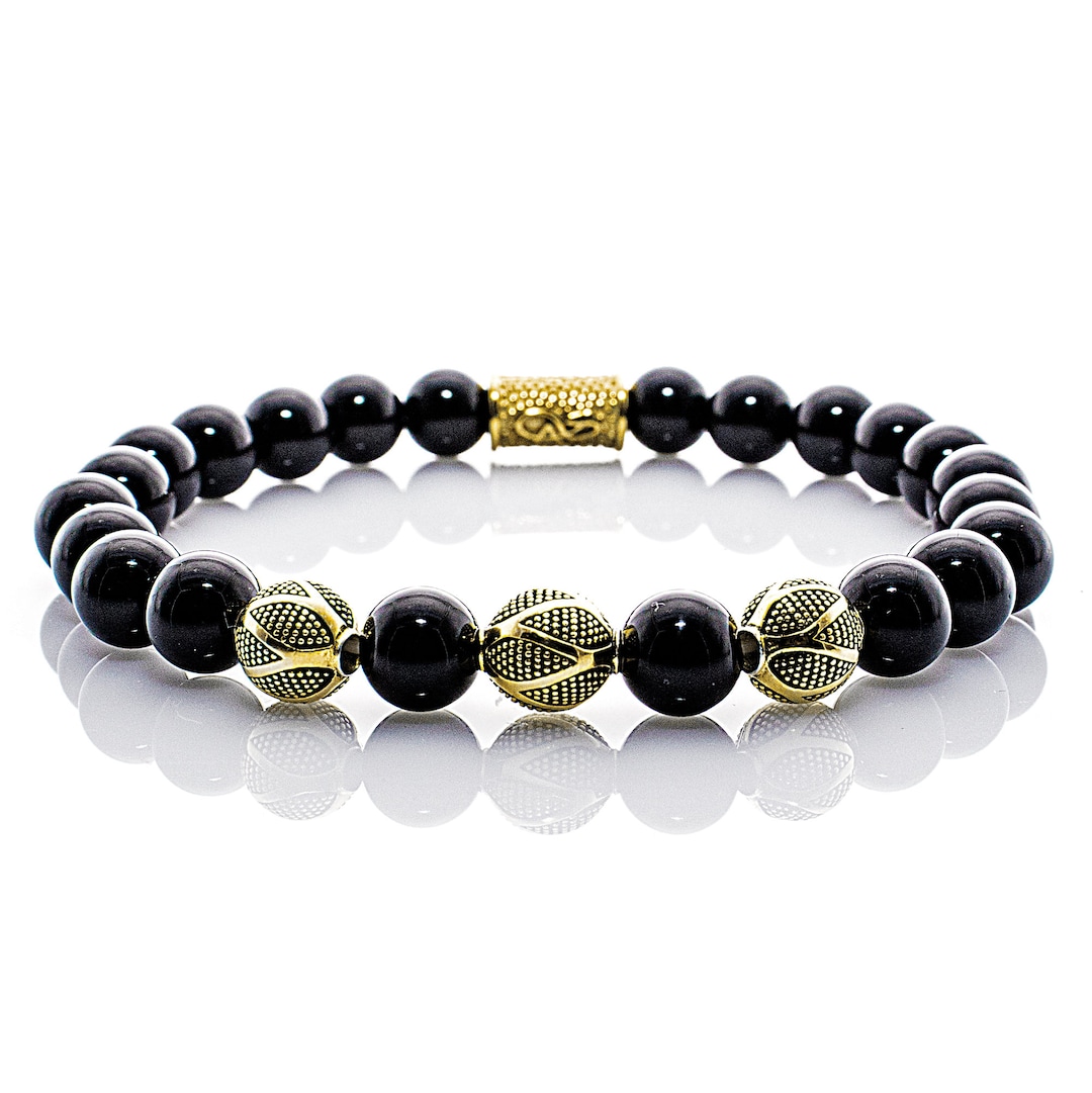 限定お買い得商品 925 Onyx Sterling Bracelet Pearl Bracelet Bracelet Silver クリスタル、水晶