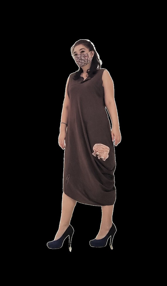 high low dress loose AKIRA Head Over Heels High-Low Dress In Blue