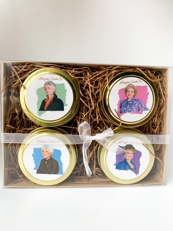 Golden Girls Candle Gift Set Set of 4 Candles in Golden Tins. - Etsy