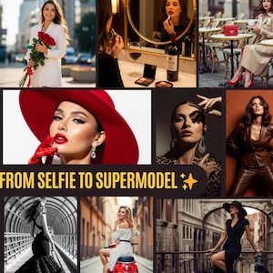 Transform Yourself into a Luxury Model – 20 Custom AI Photos in Dream Locations (Caucasian Style)