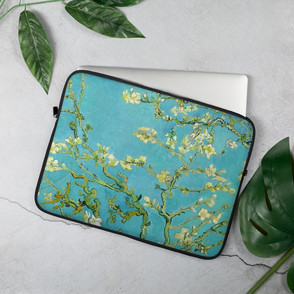 Vincent Van Gogh Almond Blossoms Printed Laptop Sleeve - Fine Art Laptop Sleeve - MacBook Pro Case