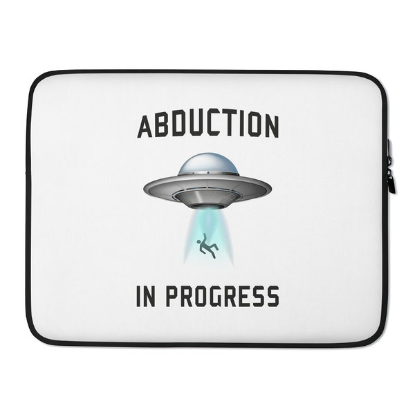 Macbook Pro Air Case Sleeve 13 15 16 inch Artsy Neoprene Designer Laptop Bag Cute Cool Abduction In Progress UFO