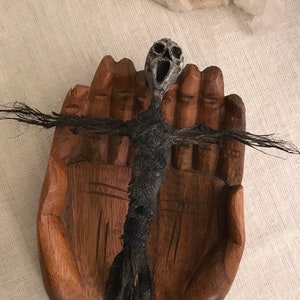 Protection Doll, Hand Crafted, Altar Figurine, Art Doll, Poppet, Spirit Doll, Voodoo Doll, Divination Tool, Hoodoo, Pagan, Wiccan, OOAK