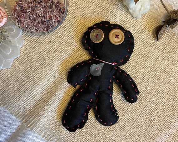 Worry Doll Hand Crafted OOAK Poppet Art Doll Pagan Wiccan Altar Tool Talisman Voodoo Hoodoo