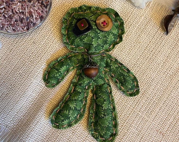 Worry Doll Hand Crafted OOAK Poppet Art Doll Voodoo Talisman Hoodoo Pagan Wiccan Altar Tool