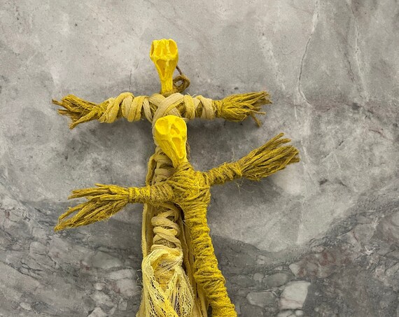 Voodoo Doll, Altar Doll, Effigy Doll, Sculpted Art Doll, Poppet Altar Doll, Gothic Gift, OOAK, Spirit Doll, Divination Tool, Pagan,Hoodoo
