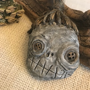 Gothic Handmade Doll Dark Art Magick Poppet Collectible Art Doll Fantasy Creature OOAK Odd Grungy Voodoo Doll Draxi Goth Doll