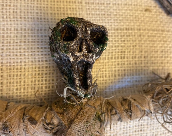 Voodoo Doll, Earth Elemental, Altar Figurine, Sculpted Art Doll, Wiccan Altar Decor, Gothic Gift, OOAK, Spirit Doll, Pagan,Hoodoo
