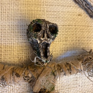 Voodoo Doll, Earth Elemental, Altar Figurine, Sculpted Art Doll, Wiccan Altar Decor, Gothic Gift, OOAK, Spirit Doll, Pagan,Hoodoo