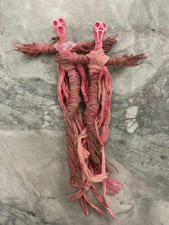 Voodoo Doll, Altar Doll, Effigy Doll, Sculpted Art Doll, Poppet Altar Doll, Gothic Gift, OOAK, Spirit Doll, Divination Tool, Pagan,Hoodoo