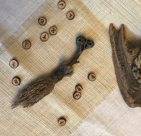 Mini Broom Altar Tool Pagan Mini Besom Divination Tool Jumping Stick Hearth Broom Goddess Magick Wicca Witchcraft Decor Handcrafted OOAK