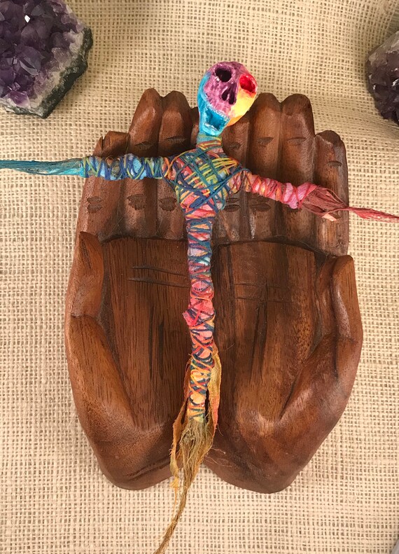 Joy, Happiness, Rainbow Doll, Hand Crafted, Altar Figurine, Art Doll, Poppet, Spirit Doll, Voodoo Doll, Divination Tool, Hoodoo, Pagan, OOAK